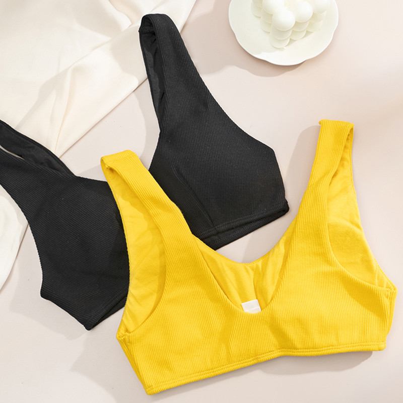 Ολόσωμο γυναικείο σουτιέν χωρίς ραφές, εξαιρετικά λεπτή επένδυση, φανελάκι Bralette, συμπαγές εσώρουχο για μικρό στήθος, γυναικεία εσώρουχα για κορίτσια