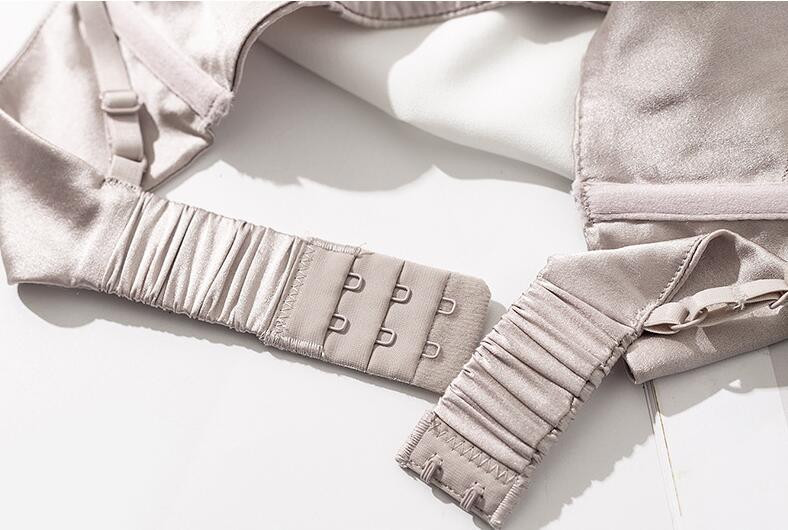 Sutien pentru femei, 90% mătase reală, 10% spandax, fără pereți de zi cu zi, Sutien fără fir confortabil Bralette TG126