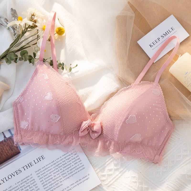 Culoare albastru deschis Sutien Push Up Confortabil, fără fir, fără sudură, fără inel de oțel, lenjerie pentru femei, curea de umăr nedetașabilă Sutiene noi