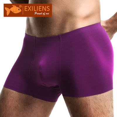 EXILIENS Jauna Vīriešu Apakšveļa Boxer Para Hombre Solid Modal Vīriešu Bokseri Cuecas Masculina Boxershorts Vīriešu Biksītes Izmērs L-3XL 010701