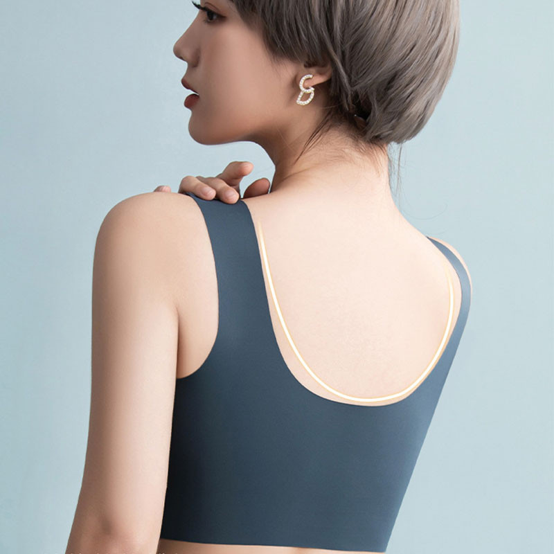 Απρόσκοπτη σέξι σουτιέν για γυναίκες Push Up Wire Free Bralette Sport Gather Thin Lace Bras Γιλέκο Εσώρουχο αντικραδασμικό Brassiere Mujer