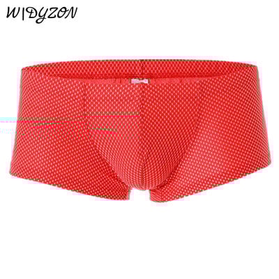 Seksualus apatinis trikotažas Vyriški minkšti bokseriai Homme prekės ženklo apatinės kelnaitės Vyriškos kelnaitės, kvėpuojantys šortai U išgaubtas maišelis vyrams