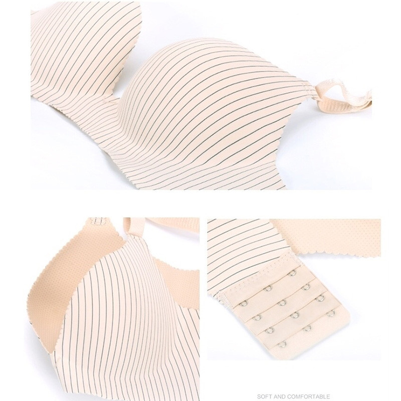 Sutiene fără cusături pentru femei Sutiene push up fără spate Sutien fără fir Lenjerie intimă Lenjerie intimă Sous Vetement Femme