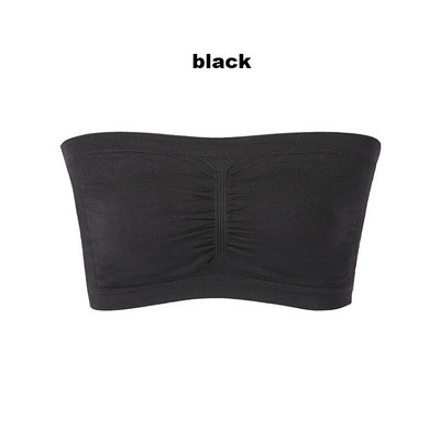 Ženski tubasti grudnjak bez naramenica, dvostruki slojevi, velika veličina, podstavljeni gornji dio, rastezljivi, bešavni, nevidljivi bandeau grudnjaci s punim pokrivačem