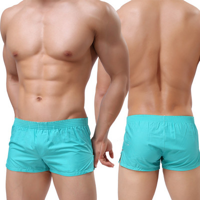 Lenjerie pentru bărbați Boxeri din bumbac Pantaloni scurți largi colorați Chiloți pentru bărbați, scurti, mari, flexibili, respirabili, Boxeri, chiloți pentru acasă