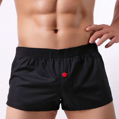 Lenjerie pentru bărbați Boxeri din bumbac Pantaloni scurți largi colorați Chiloți pentru bărbați, scurti, mari, flexibili, respirabili, Boxeri, chiloți pentru acasă
