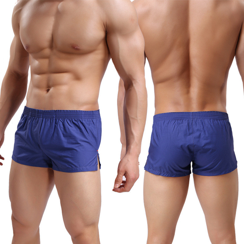 Lenjerie pentru bărbați Boxeri din bumbac Pantaloni scurți largi colorați Chiloți pentru bărbați, scurti, mari, flexibili, respirabili, Boxeri, chiloți pentru acasă