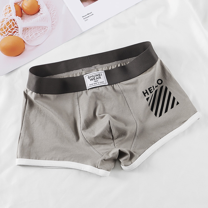 Boxer cu imprimeu din bumbac marca EXILIENS Lenjerie de corp pentru bărbați Ropa Interior Hombre Boxeri pentru bărbați Cuecas Masculinas Bărbați Calzoncillos M-3XL