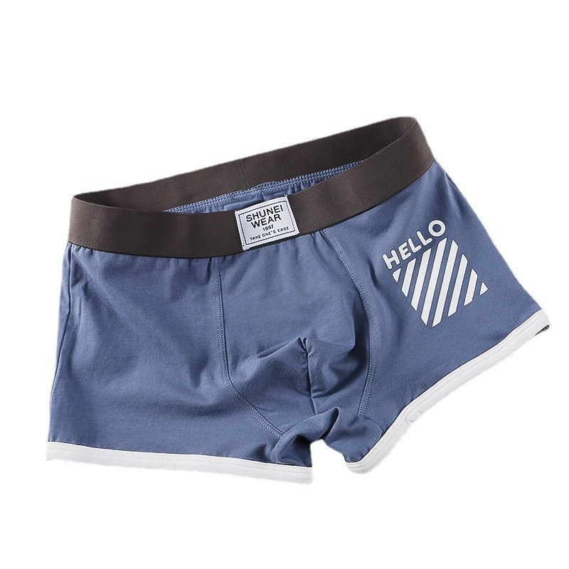 Boxer cu imprimeu din bumbac marca EXILIENS Lenjerie de corp pentru bărbați Ropa Interior Hombre Boxeri pentru bărbați Cuecas Masculinas Bărbați Calzoncillos M-3XL