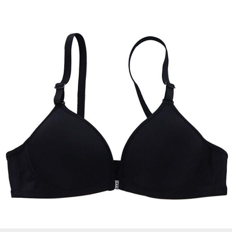 Tüdrukute odavad rinnahoidjad, ühevärviline pesu, esinööbiga rinnahoidja, reguleeritav seksikas juhtmevaba rinnahoidja, väike Push Up aluspesu mitmevärvilised topid