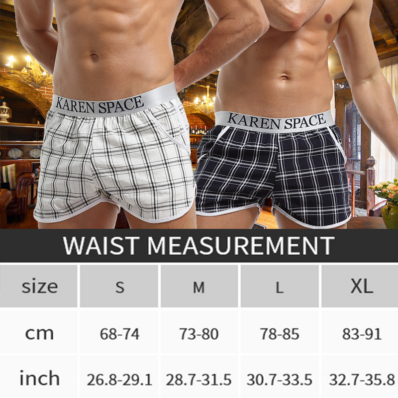 Îmbrăcăminte de plajă cu buzunar lateral Îmbrăcăminte sportivă pentru bărbați În carouri Negru Roșu Albastru Imbracăminte de plajă Trunchi respirabil Îmbrăcăminte de plajă Boxeri de înot elastic Îmbrăcăminte pentru bărbați