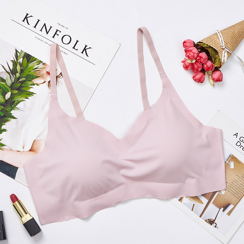 Sutien reglabil pentru femei, subțire, cu push-up, fără sudură, sutien, lenjerie de corp, moale, confortabilă, lenjerie de somn, lenjerie de corp pentru femei