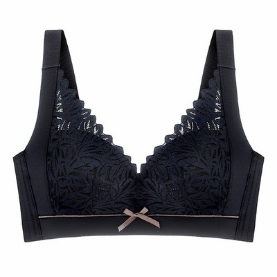 Primăvară și vară Sutien moale din latex din bumbac, fără inel de oțel, cupă subțire reglabilă, lenjerie de corp confortabilă, sutien adunat anti-cădere