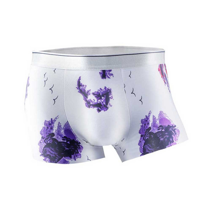 Ανδρικά εσώρουχα μεγάλου μεγέθους Ice Silk Boxer Summer Breathable Ultra-thin Smooth Ice Silk Boxer Personalized Tide Boxer Short
