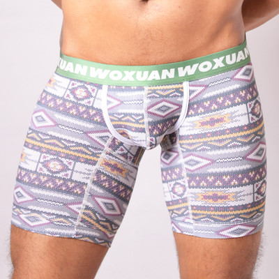 Bokserid Aluspesu Cueca Plus Size Meeste Aluspüksid Meeste Bokserid Lühikesed püksid Seksikad trükitud meeste bokserid aluspüksid