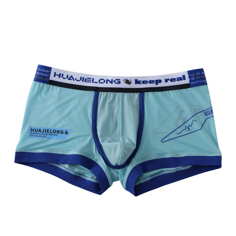 EXILIENS Brand New Ins Letter Thin Boxer Lenjerie de corp pentru bărbați Bermuda moale Ropa Interior Boxeri pentru bărbați Cuecas Masculinas Mărimea bărbatului M-3XL