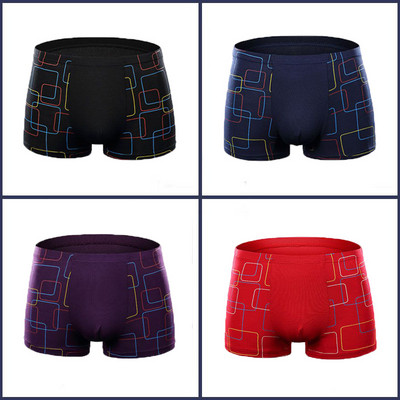 Ανδρικά εσώρουχα Εσώρουχα Μόδα μπόξερ Σορτς Ανδρικά Αναπνεύσιμα Ανδρικά Σέξι Σετ Μοντέλο Σώβρακα Μεγάλο Μέγεθος Παρτίδα Μαλακό 2XL-7XL
