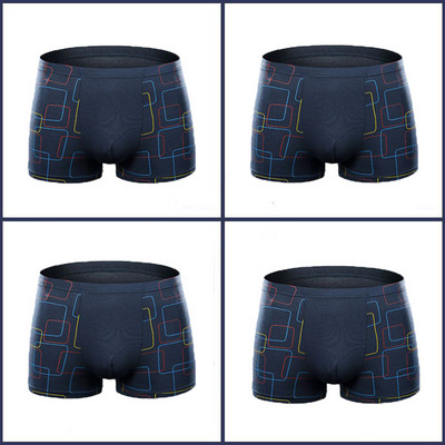 Ανδρικά εσώρουχα Εσώρουχα Μόδα μπόξερ Σορτς Ανδρικά Αναπνεύσιμα Ανδρικά Σέξι Σετ Μοντέλο Σώβρακα Μεγάλο Μέγεθος Παρτίδα Μαλακό 2XL-7XL