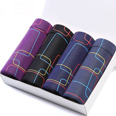 Ανδρικά εσώρουχα Εσώρουχα Μόδα μπόξερ Σορτς Ανδρικά Αναπνεύσιμα Ανδρικά Σέξι Σετ Μοντέλο Σώβρακα Μεγάλο Μέγεθος Παρτίδα Μαλακό 2XL-7XL