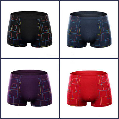 Ανδρικά εσώρουχα Εσώρουχα Μόδα μπόξερ Σορτς Ανδρικά Αναπνεύσιμα Ανδρικά Σέξι Σετ Μοντέλο Σώβρακα Μεγάλο Μέγεθος Παρτίδα Μαλακό 2XL-7XL