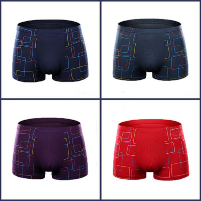 Ανδρικά εσώρουχα Εσώρουχα Μόδα μπόξερ Σορτς Ανδρικά Αναπνεύσιμα Ανδρικά Σέξι Σετ Μοντέλο Σώβρακα Μεγάλο Μέγεθος Παρτίδα Μαλακό 2XL-7XL