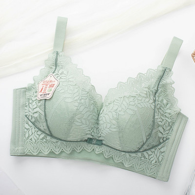 Sutien fără inel de oțel pentru femei Sweet Girl Top cu tub Sân mic din dantelă Wrap Piept Aduna lenjerie de corp Cupă subțire Sutien confortabil, respirabil