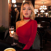 2019 UUS SEX puuvillased päitsed ühe õlaga seksikas bodi naistele uus mood talvel kevad soliidne bodycon casual body