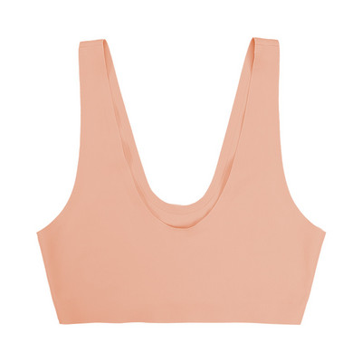 Sutien fără cusături fără cusături Sutien sport fără cusături în spate U, fără fir, îmbrăcăminte de antrenament pentru fete tinere Sutien sport dintr-o bucată