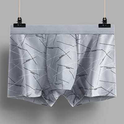 [Bloom the love] Brand Line Lenjerie de corp din bumbac Bărbați Boxer Homme Boxeri pentru bărbați Chiloți Bărbați Cuecas Masculina Calzoncillos Hombre L-3XL