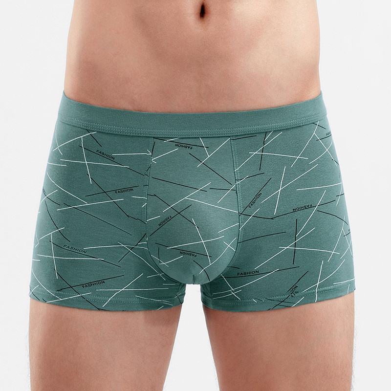 [Bloom the love] Brand Line Lenjerie de corp din bumbac Bărbați Boxer Homme Boxeri pentru bărbați Chiloți Bărbați Cuecas Masculina Calzoncillos Hombre L-3XL