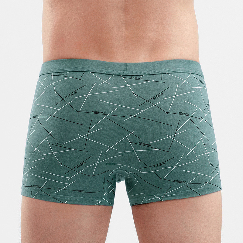 [Bloom the love] Brand Line Lenjerie de corp din bumbac Bărbați Boxer Homme Boxeri pentru bărbați Chiloți Bărbați Cuecas Masculina Calzoncillos Hombre L-3XL