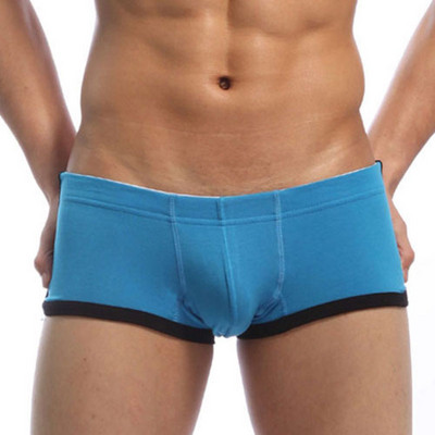 SEOBEAN Mens ondergoed boxershor Hímzés Little Bee Puha légáteresztő Boxer Férfi Szexi calecon homme boxer Cottonhomb fehérnemű
