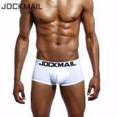 JOCKMAIL Brand Classic Basic Solid Quality Cotton Meeste aluspesu Bokserid Meeste kohvrid Seksikad aluspüksid Magamisriided Aluspüksid