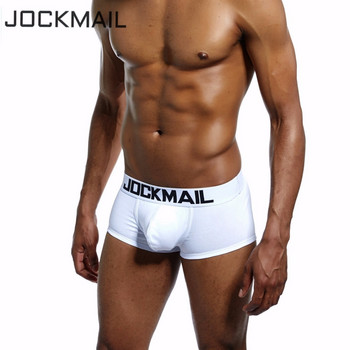 JOCKMAIL Brand Classic Basic Solid Quality Cotton Мъжко бельо Боксерки Мъжки гащи Секси бикини  спално облекло Гащи