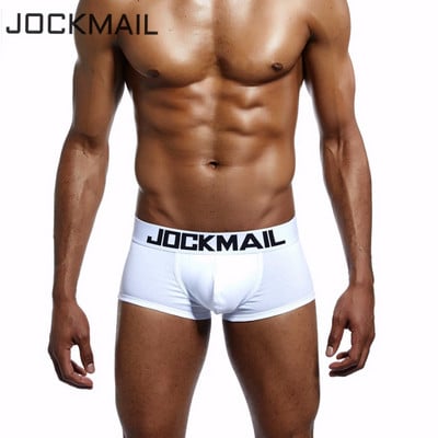 JOCKMAIL Brand Classic Basic Solid Quality Cotton Мъжко бельо Боксерки Мъжки гащи Секси бикини  спално облекло Гащи