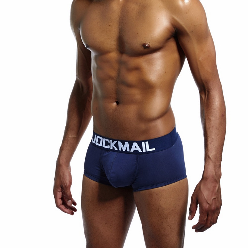 JOCKMAIL Brand Classic Basic Solid Quality Cotton Meeste aluspesu Bokserid Meeste kohvrid Seksikad aluspüksid Magamisriided Aluspüksid