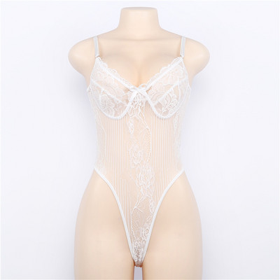 Κορδέλα Tie Shoulder See Though Floral Δαντελένιο Φορμάκι Γυναικείο Σέξι Φορμάκι Ροζ Αμάνικο Σέξι Φορμάκι με λαιμόκοψη