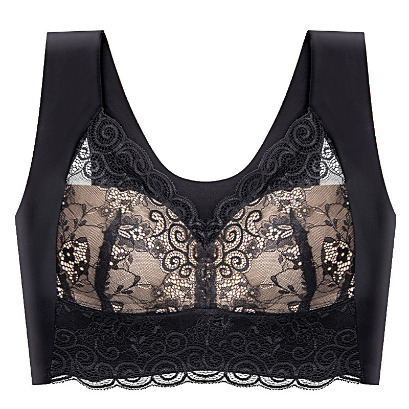 2 buc./lot sutien sexy din dantelă sutien pentru femei fără cusături pentru lenjerie de corp confortabil BH bralette push up sutien superior sutien 5XL 4XL Dorpshipping