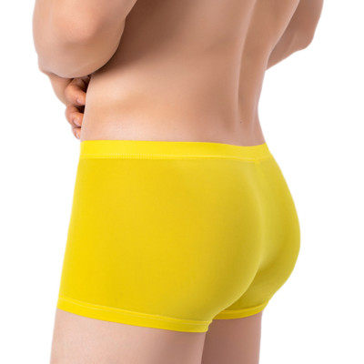 Boxer sexy Chiloți pentru bărbați Boxeri cu gheață Lenjerie de corp Husă în U Chiloți respirabili pentru bărbați Boxer pentru bărbați, ultra-subțiri, solidi