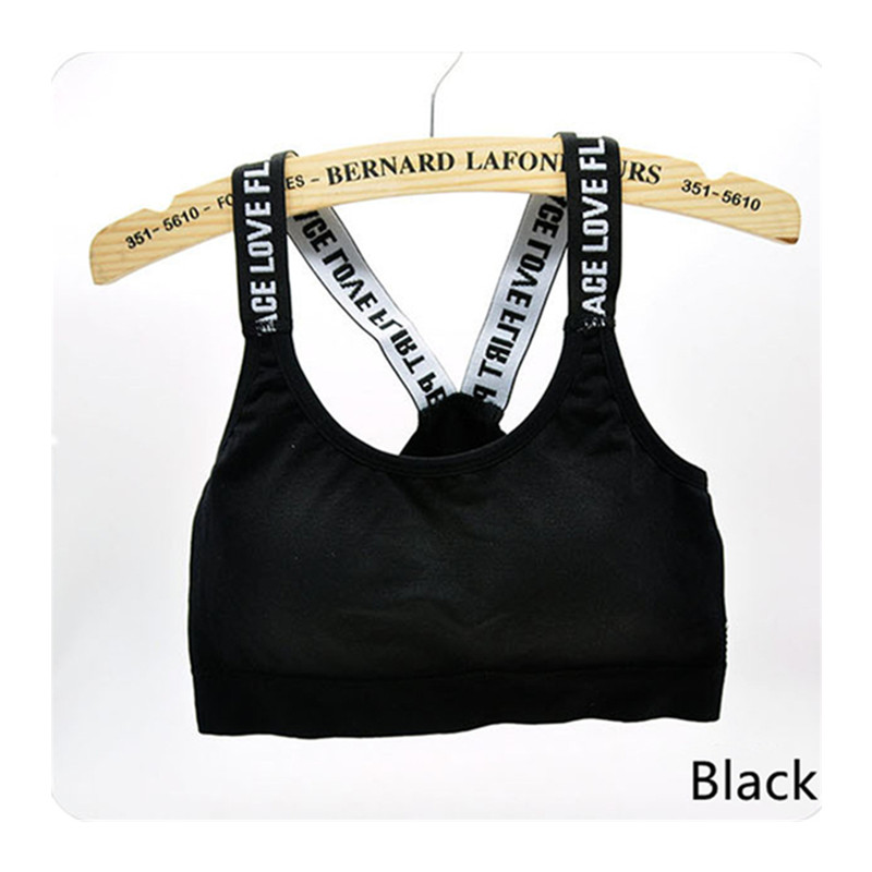 Spordirinnahoidjad Naistele Kirjatrükiga Sport Rinnahoidja Tube Top Fitness Jooga Pesu Jõusaali rinnahoidjad Hingav Bralette Bh naiste aluspesu