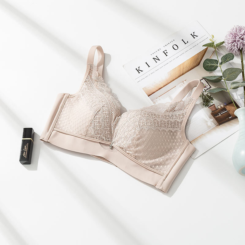 Γυναικεία επένδυση από 100% πραγματικό μετάξι με εξωτερικά αφαιρούμενα μαξιλαράκια από ύφασμα δαντέλας καθημερινά Άνετο ασύρματο ασύρματο σουτιέν Bralette TG115