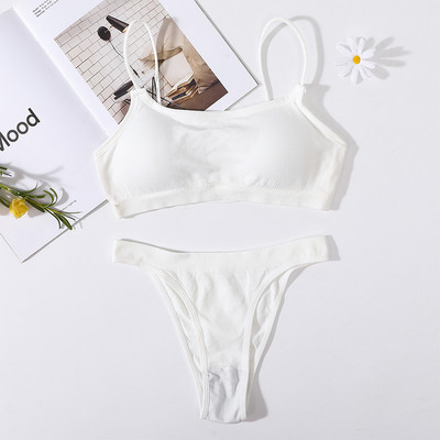 Õmblusteta rinnahoidja ja püksikute komplekt Naiste rinnahoidja komplekt Seksikas pesukomplekt Brasiilia aluspüksid Spordipesu Fitness Crop Tops Eemaldatavad padjad