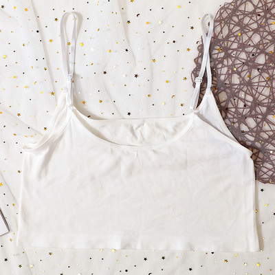 Γυναικεία Crop Tops χωρίς ραφή Εσώρουχα Γυναικεία σέξι σπαγγέτι Tanks Top Summer Basic Cropped Adjusted Strap Camis Backless Camisole