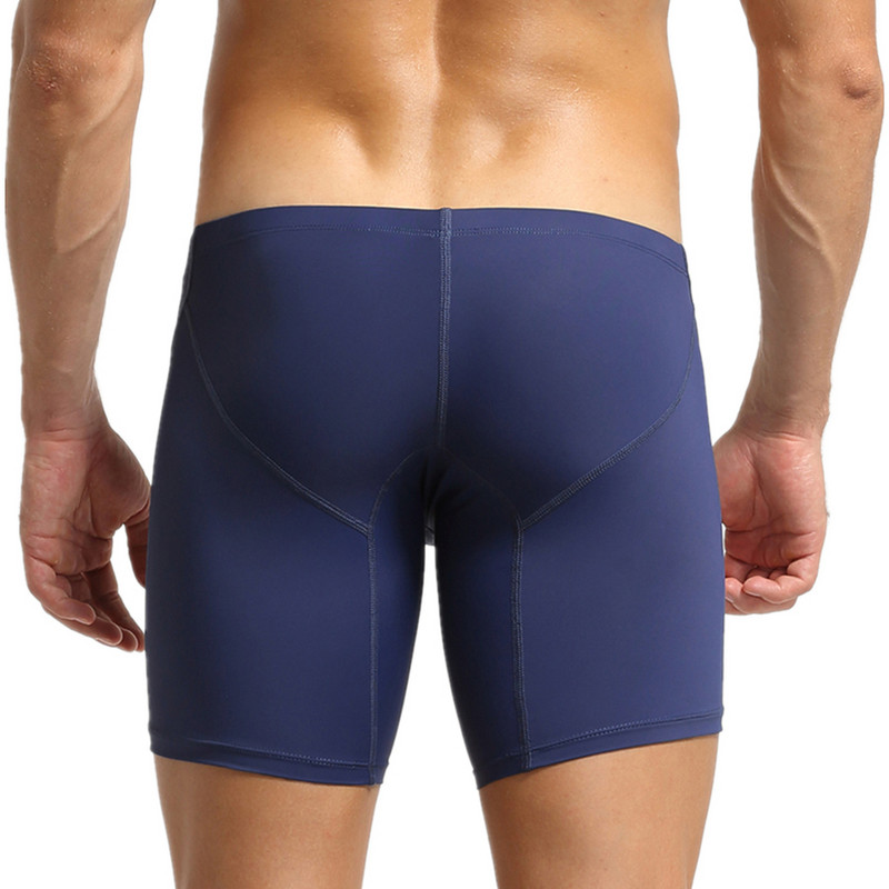 SEOBEAN Slip boxer pentru bărbați, confortabil, cu picioare lungi, lenjerie sport moale elastică