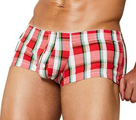 SEOBEAN Scurt scurt din bumbac cortos hombres Pantaloni scurți de pijama pentru bărbați Trening în carouri Geantă U Trunchi casual Pantaloni scurți de pijama