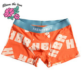 [Bloom the love] Scrisoare Lenjerie de corp Bărbați Boxer Bumbac Boxeri pentru bărbați Chiloți Bărbați Ropa Interior Hombre Cuecas Masculina Calzoncillos
