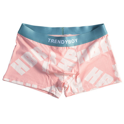 [Bloom the love] Scrisoare Lenjerie de corp Bărbați Boxer Bumbac Boxeri pentru bărbați Chiloți Bărbați Ropa Interior Hombre Cuecas Masculina Calzoncillos