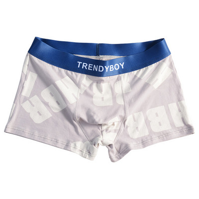 [Bloom the love] Scrisoare Lenjerie de corp Bărbați Boxer Bumbac Boxeri pentru bărbați Chiloți Bărbați Ropa Interior Hombre Cuecas Masculina Calzoncillos