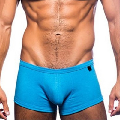 2018 Uus puuvillane seksikas meeste aluspesu bokserid mood lühikesed püksid kott Pehmed aluspüksid mugavad meeste bokserid kõrge elastsusega vabaaja