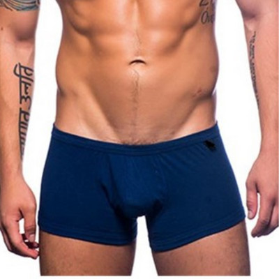 2018 Uus puuvillane seksikas meeste aluspesu bokserid mood lühikesed püksid kott Pehmed aluspüksid mugavad meeste bokserid kõrge elastsusega vabaaja
